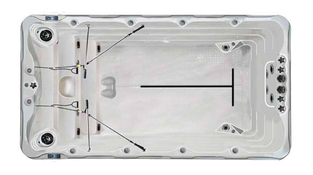 Плавательный спа бассейн Passion Spas Sport Swimspa Fitness 1 Deep (рис.1)